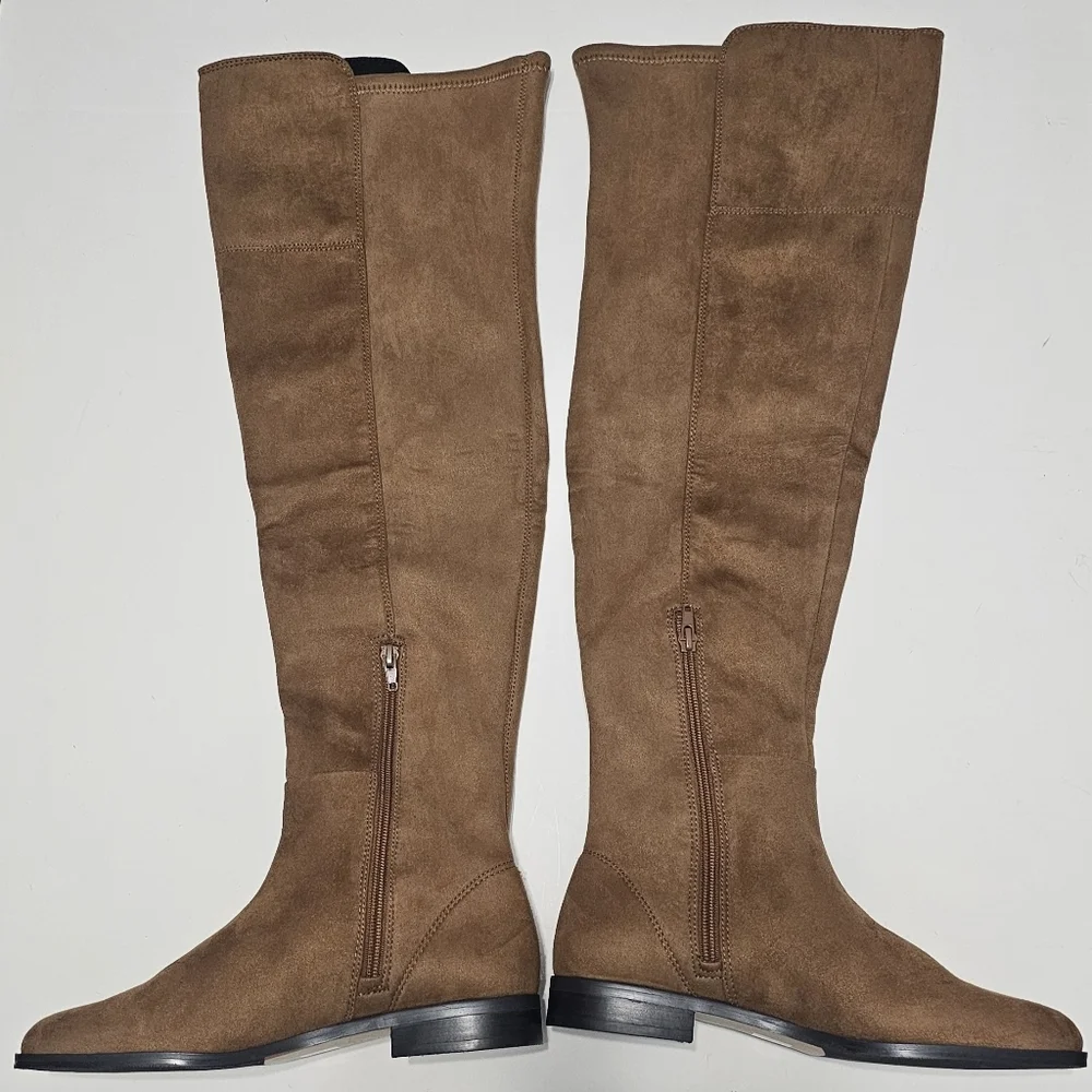 Ann Taylor Carlene Suede OTK Over The Knee Boots Sz 8M